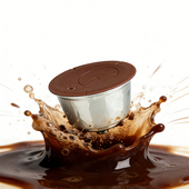 可循环不锈钢胶囊壳兼容Dolce Gusto咖啡机咖啡奶泡两用油脂款