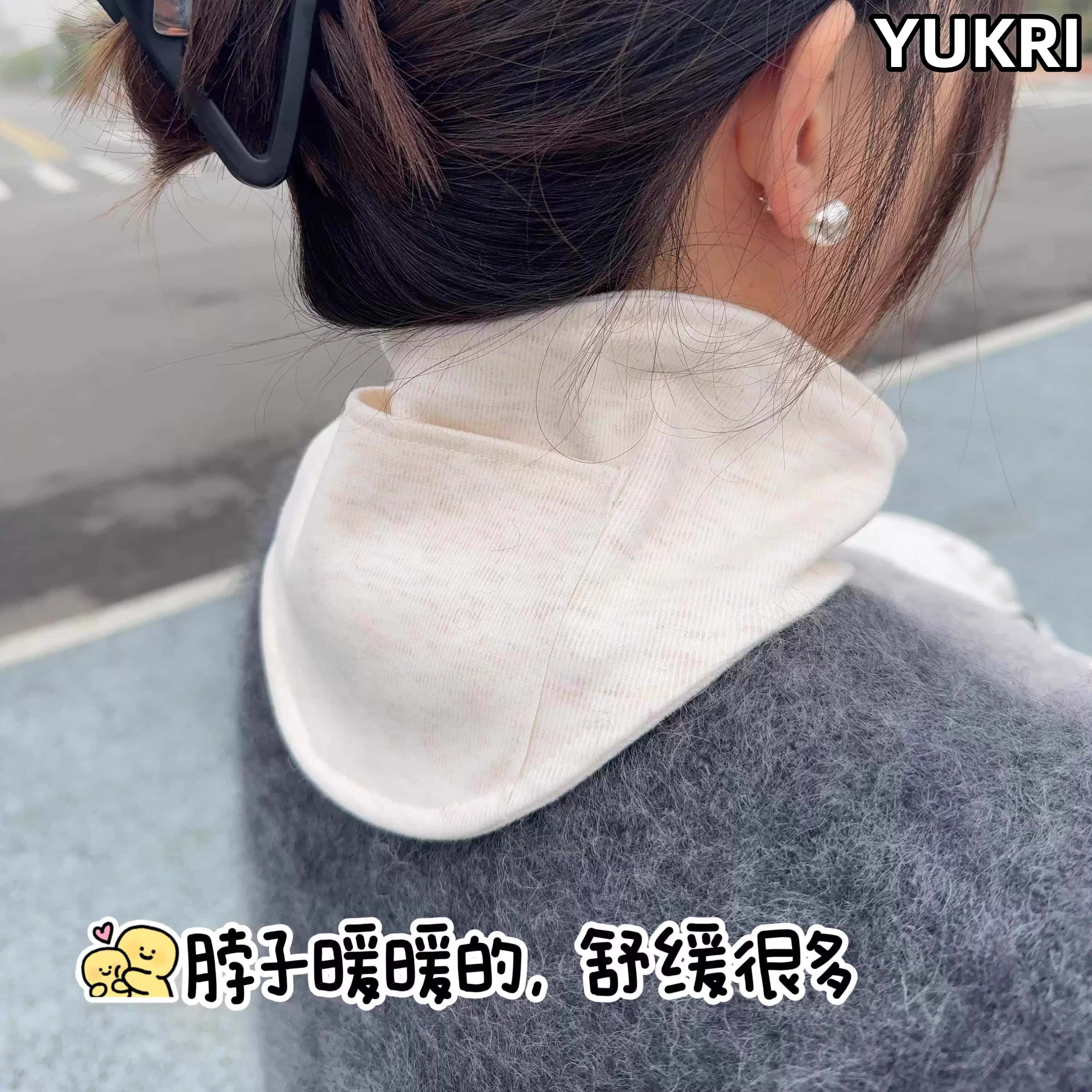 日本带口袋护颈椎秋冬护脖小围脖空调房防寒护颈带保暖脖子男女