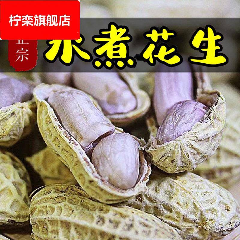 正宗龙岩水煮花生日晒干熟带壳盐水咸干味五香原味蒜蓉味酥脆零食