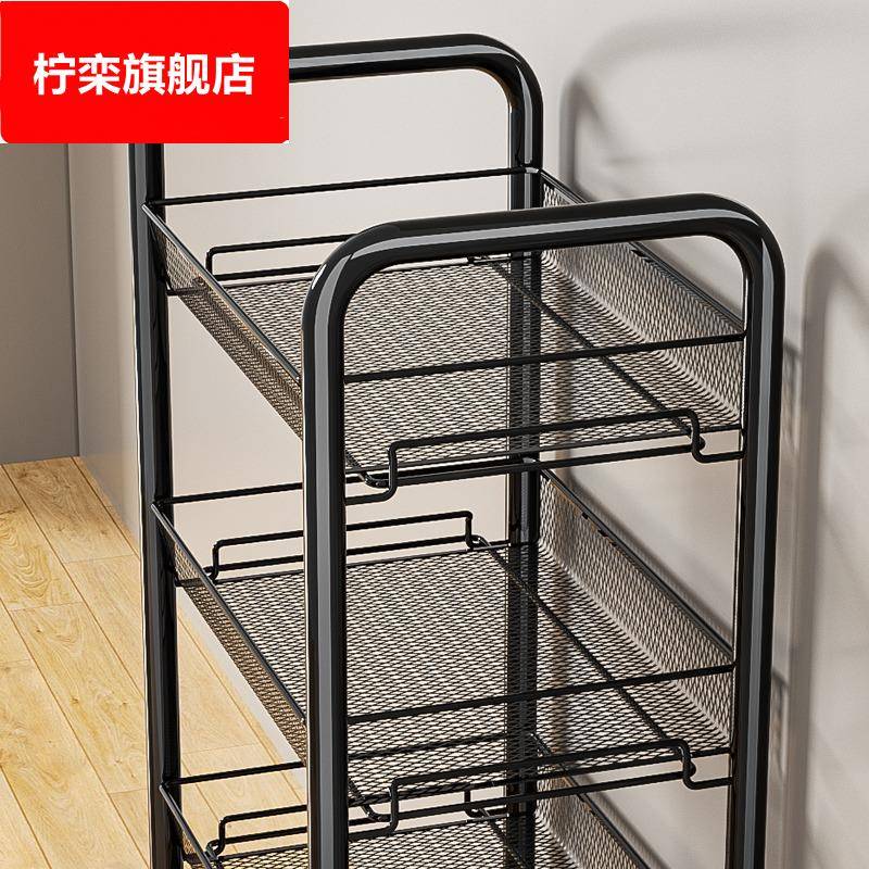 化妆室置物架浴室洗漱用品收纳层架洗手间脸盆架家用厕所落地小推