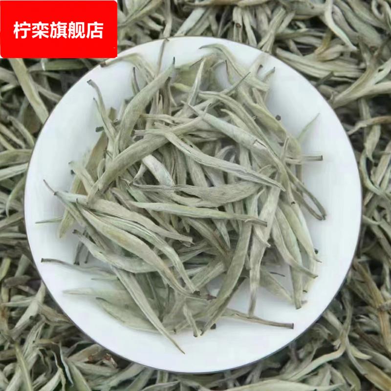 云南普洱生茶2024白毫银针大白毫老树茶月光白单芽小芽明前茶生普