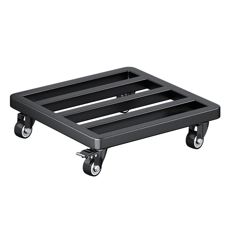 跨境落地式可移动花架室内阳台置物架带轮架子花盆托架植物移动架