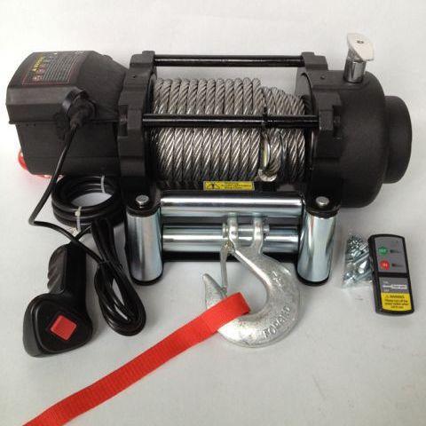 专业生产直流电动绞盘电动绞盘20000LB越野车绞盘可加工印logo
