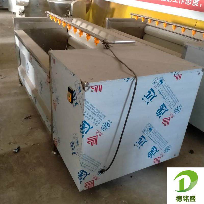 厂家一米五毛刷清洗机销售芋头去皮清洗机红薯清洗机