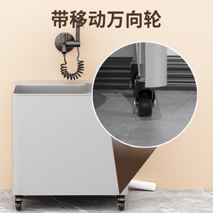 拖把池阳台卫生间塑料洗地盆家用浴室拖布池户外T墩布池大号落地