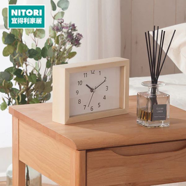 座宜得客厅挂钟NIT木现代简约I两用挂家居亚利O钟 普R小杨利座钟