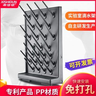 化皿 实验室 滴验室 希水沥水架试剂架诗医院免打孔顿塑料器PP 架