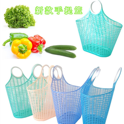 塑料购物篮买菜篮子手提篮野餐