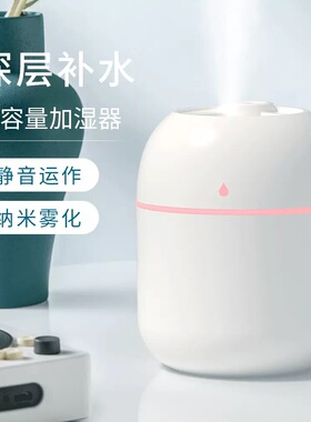 DFL-加湿器大容量深层补水静音纳米雾化220mlUSB便携式家用办公室