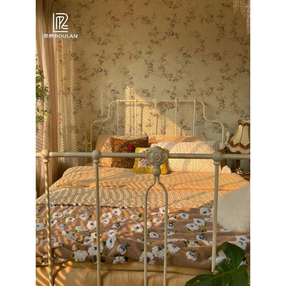 美式复古餐厅墙布装饰别墅背景墙壁纸田园碎花定制壁画法式卧室8d,家装主材,无纺布墙纸,淘宝优惠券,粉丝福利购,淘宝优惠卷