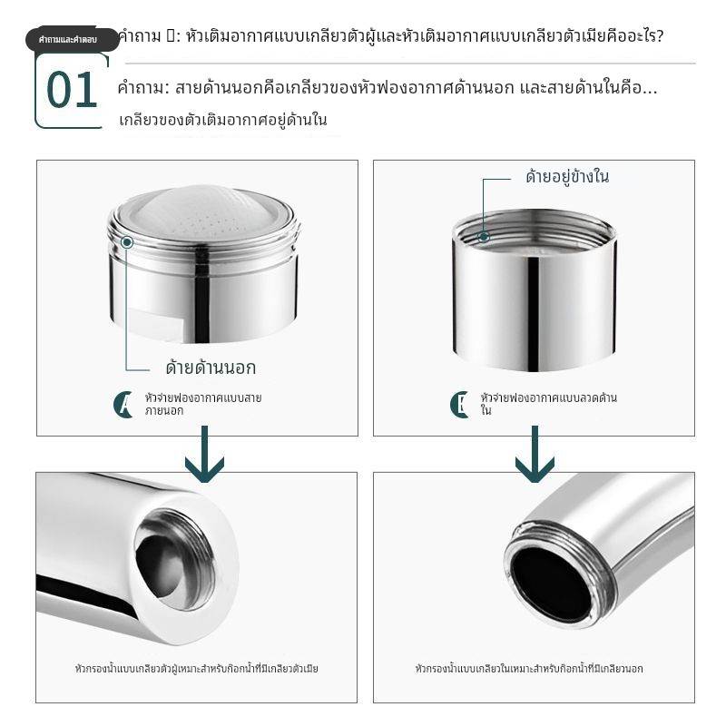 厨房面盆水龙头起泡器过滤网起泡器水嘴芯防溅水冷热水塑料内胆