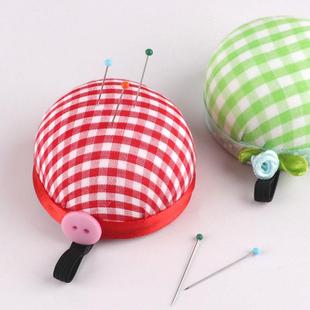 DIY布艺珠针可爱针扎戴手腕插针座手工缝纫定位针针插包手戴针包