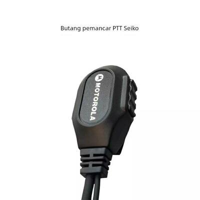 对讲机耳机摩托罗拉配件对讲电话机耳机线通用高档入耳式耳挂耳麦