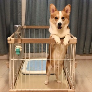 新疆狗狗笼子g中小型犬宠物围栏室内栅栏狗狗围栏带厕所狗笼家