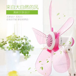 迷你学生宿舍床上风大小型静音夹扇寝室床头小风扇 电风扇家用台式