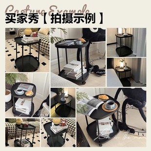 沙发边几家用移动茶几卧室阳台迷你桌子J床头置物架现代简约小推