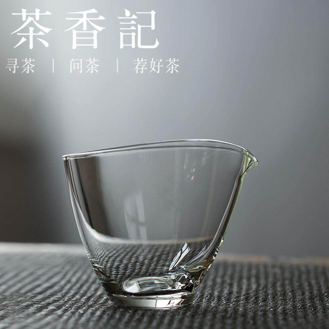 茶香记 耐热玻璃 手工吹制 玻璃公道 鹰嘴形流嘴 出汤顺畅 匀杯,餐饮具,公道杯,淘宝优惠券,粉丝福利购,淘宝优惠卷