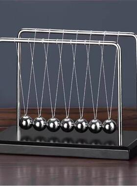 牛顿摆球碰碰球撞击物理摆件现代简约家居桌面装饰品创意礼物礼品