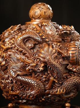 九转乾坤鼎摆件中式招财客厅老板办公室装饰品公司店铺开业礼物