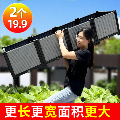 户外花箱组合楼顶种菜箱庭院种植箱阳台种菜盆不锈钢铁艺定制