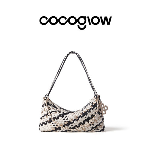 cocoglow26新款腋下hobo编织包超软手工编织包女士单肩腋下包