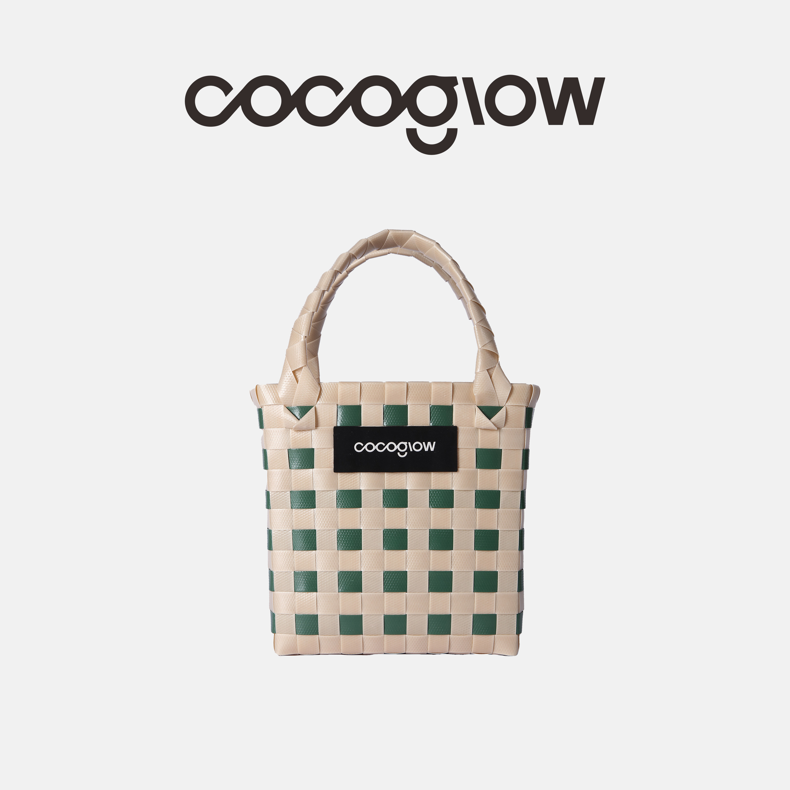 cocoglow小号系列菜篮子手工编织包女士手提包泰国小众设计编织包