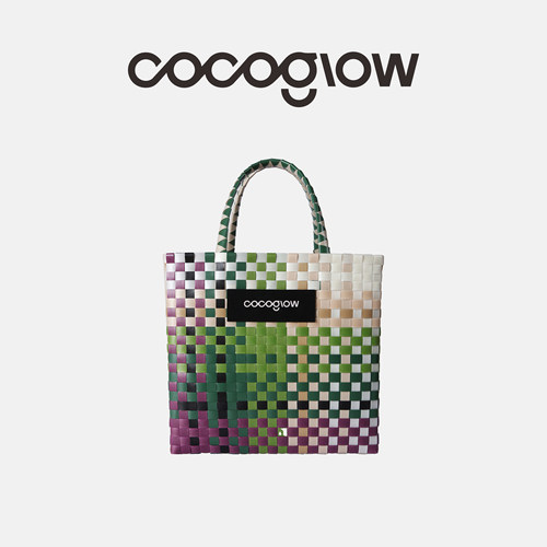 cocoglow大号系列菜篮子手工编织包女士手提包泰国小众设计编织包