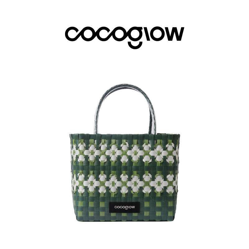 cocoglow26春夏新款复古窗花系列泰国小众手工编织包