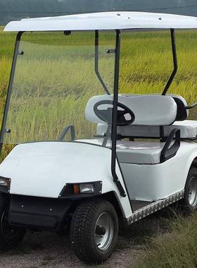 新款EZGO2+2座景区游览车电动高尔夫球车旅游观光四轮代步车