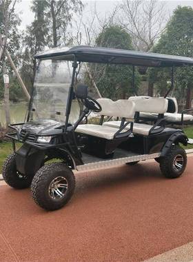 全地形自动挡汽油机四轮6座新能源越野ClubCar先驱高尔夫球车报价