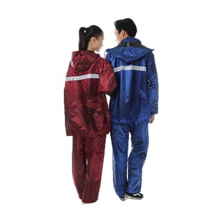 防X爆雨分体雨衣 款 劳保雨衣雨裤 j套装 PVC涂层提花布加厚款