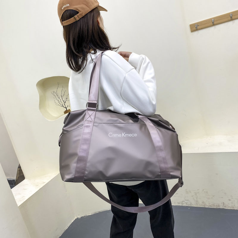 大容量手提旅行包干湿分离女出差行李袋健身运P动短途男斜跨单肩