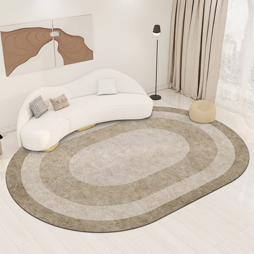 地毯客厅沙发茶几垫子椭圆形家用房间长方形耐脏卧室床边毯大地垫