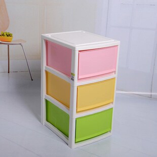 五层 多功能糖果色抽屉柜宝宝衣柜塑料抽屉式储物柜整理柜抽屉柜