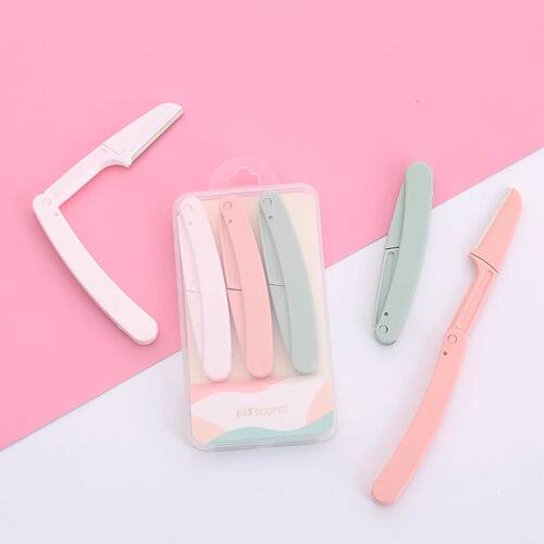 折叠修眉刀高品质便携折叠式修眉刀安士型初学片新款女刮眉毛刀