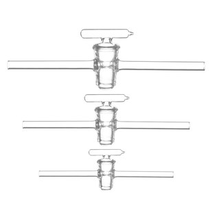 1886二通双支真空活塞1888三通三支真空活塞 T型玻璃三 玻璃双通