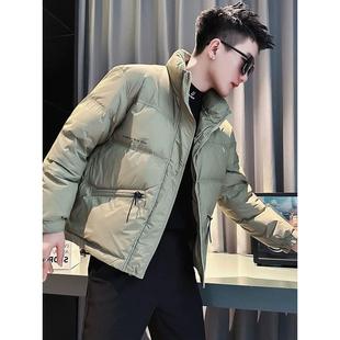 高级感棉服男秋冬季2023新款棉袄潮流冬装加厚外套痞帅羽绒棉衣男