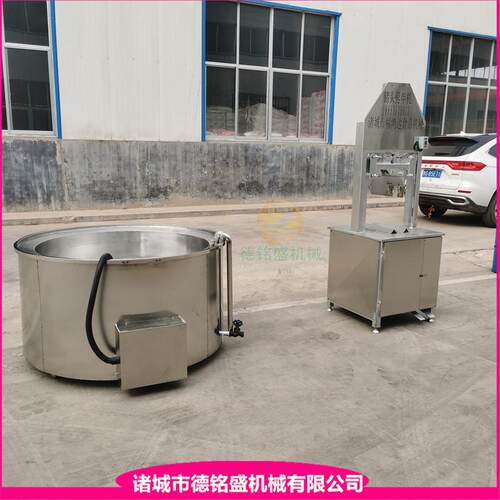 可排水的肉类煮锅 圆形导热油猪头肉煮锅 可控温石蜡松香锅