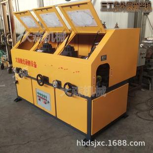 多工位圆管自动除锈抛光机三组外圆焊缝打磨机不锈钢管外圆抛光机