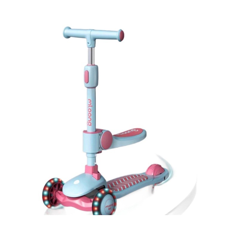 曼龙儿童滑板车宝宝滑滑车1-3-6岁12男女可坐可骑滑二合一溜溜车