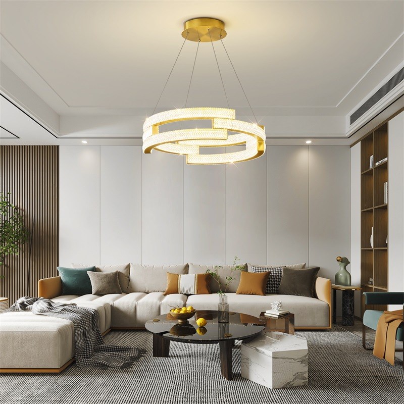 设计师客厅吊灯现代简约客厅灯大气轻奢大灯2023年新款大厅主灯