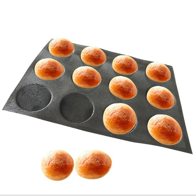 creacate 出口圆形面包模具 半球形烘焙垫 家用蛋挞皮烘焙工具