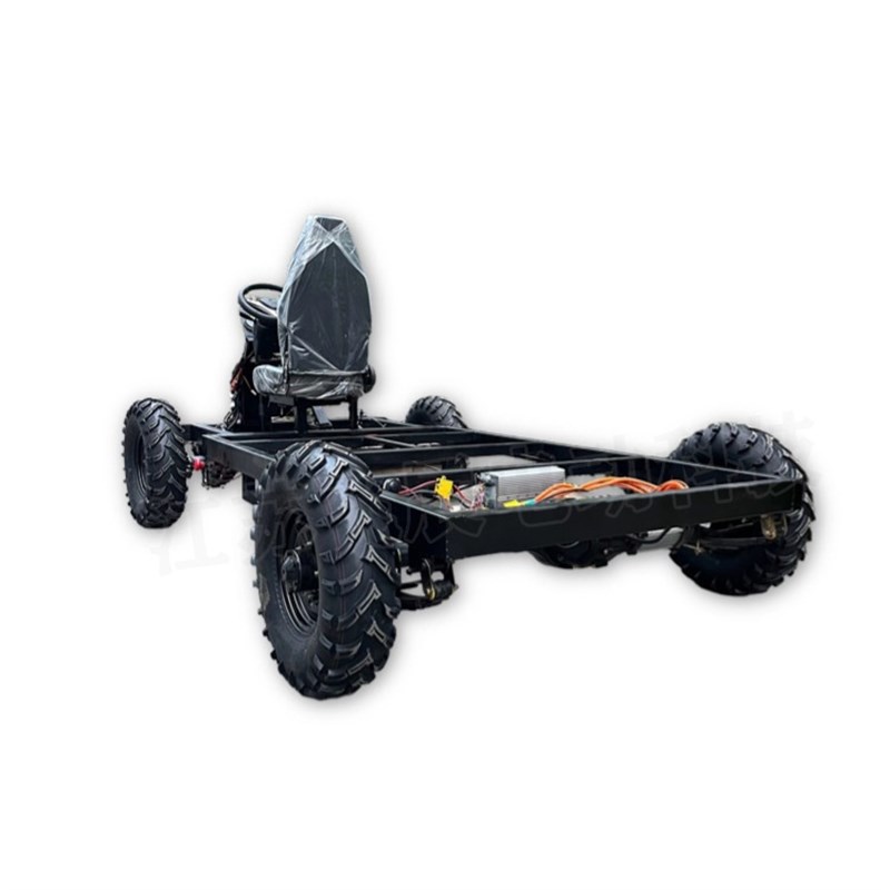 电动四轮巡游花车大功率载重型电控系统 沙滩越野轮胎 超低底盘
