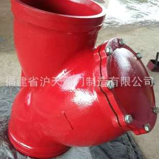 过滤设备 沪天阀门 工业管式 沟槽过滤器G81X 不锈钢过滤器DN300