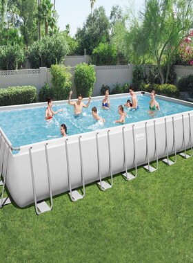 Bestway56623系列大号户外支架游泳池成人洗澡池家庭儿童戏水池