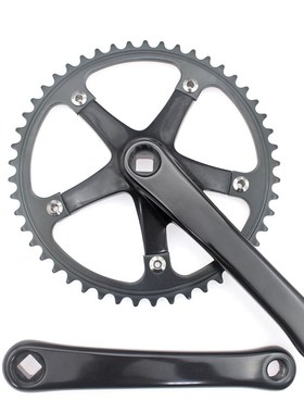 单速49T一体式曲柄牙盘144BCD曲柄CNC牙盘链轮齿板单速铝合金曲柄