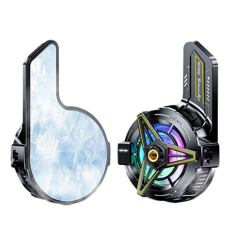 新款手机均热板散热器半导体制冷磁吸背夹三合一噪音小直播专用