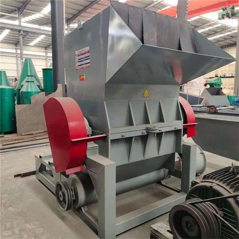 强力塑料粉碎机水果筐机头料碎料机螺旋输送自动上料垃圾桶破碎机