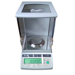 电子分析天平 双杰JJ124BC实验室学校0.1mg120g称重电子分析天平