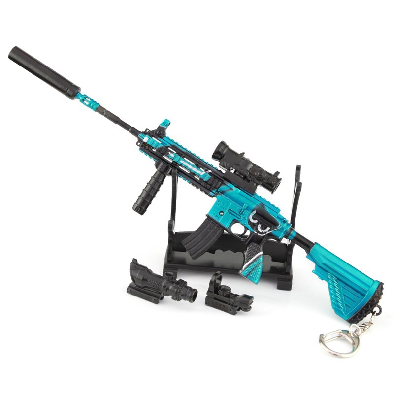 和平-精英武器模型M416小黑猫珍藏版武器模型全金属工艺品摆件